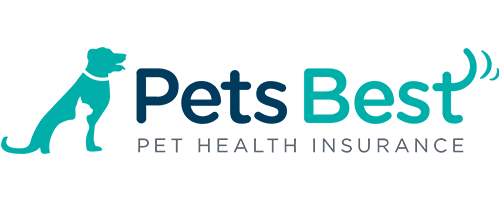 Logo of Pets Best Pet Health Insurance featuring a stylized dog silhouette.